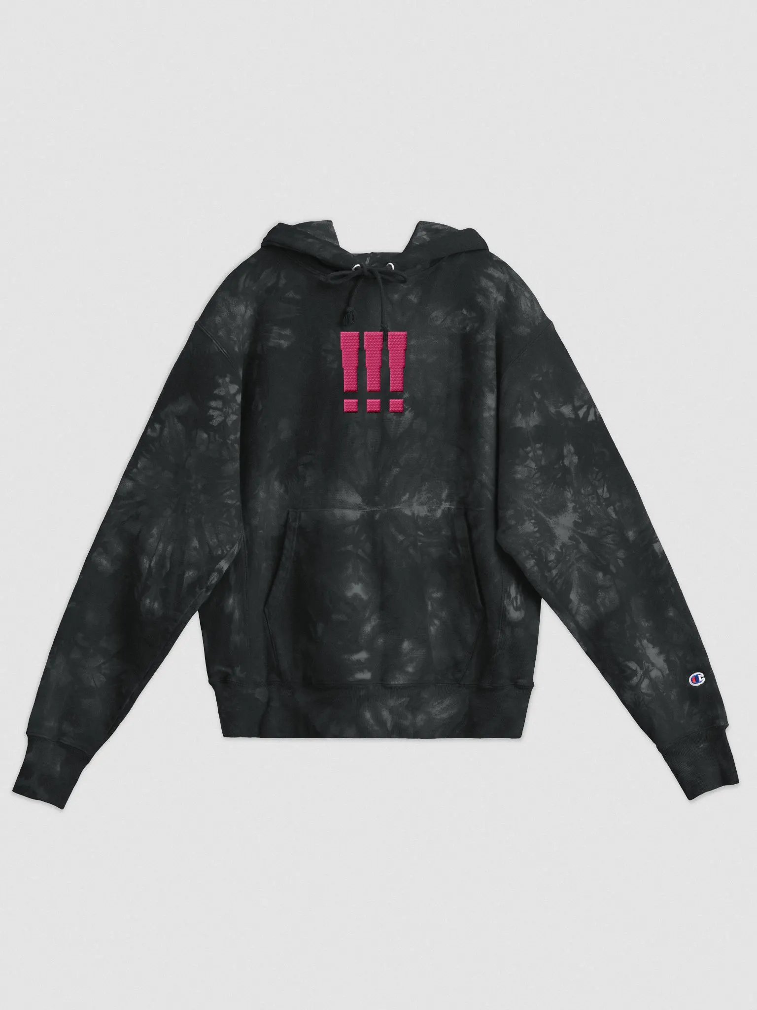 Embroidered Tie-Dye Champion Hoodie product image (1)