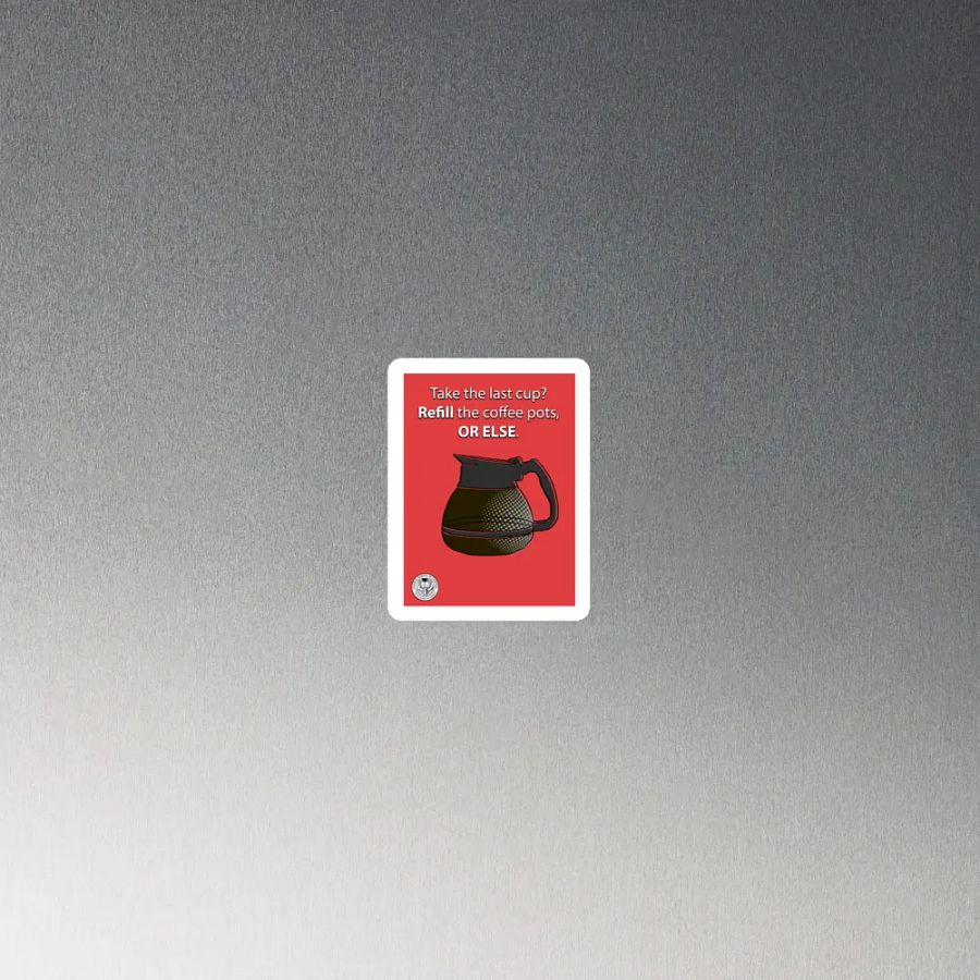 Refill the coffee pot Magnet - Bureau Collection product image (4)