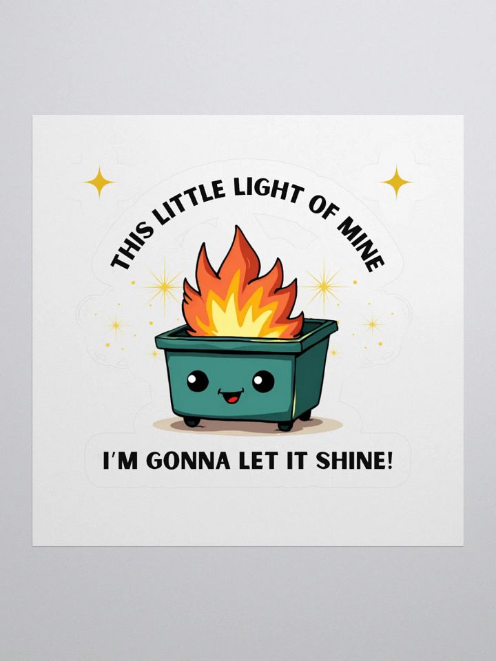 Dumpster Fire Delight Stickers product image (1)