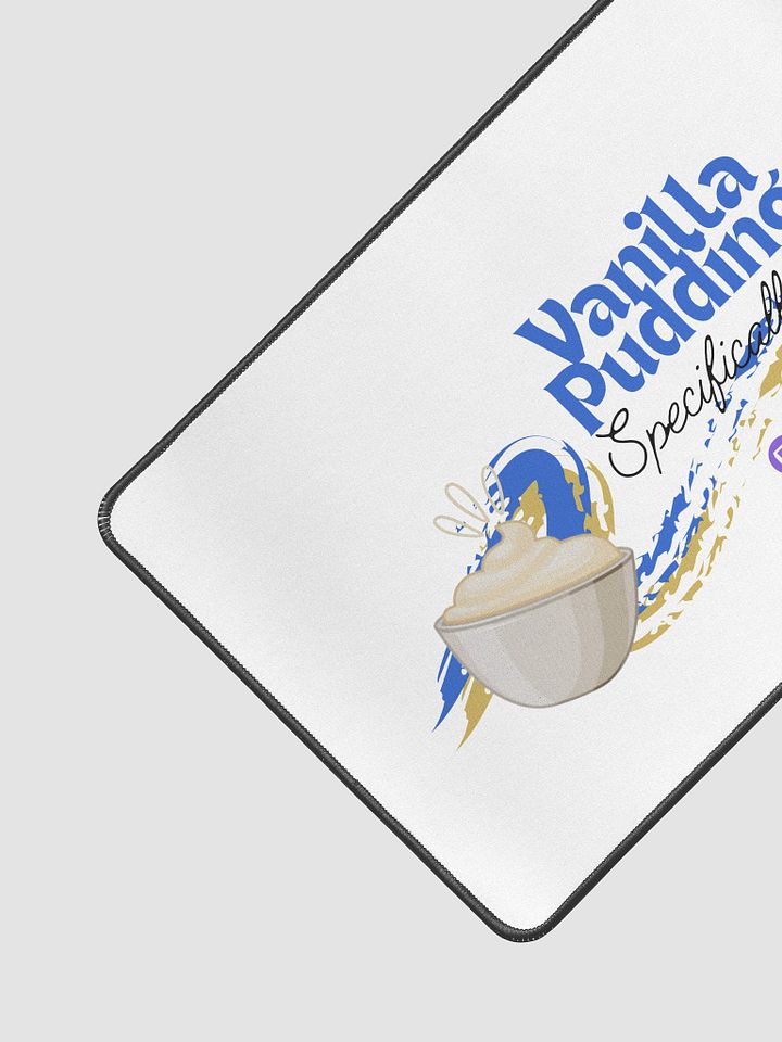 Vanilla Pudding Mouse/Desk Mat (Embroidered Edges) product image (2)