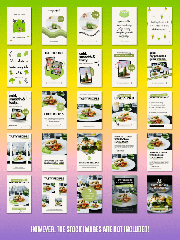 MRR/PLR Baking Pinterest Templates product image (2)