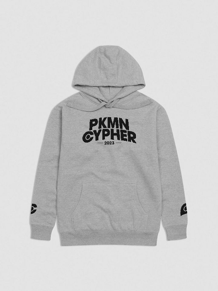 Cypher Logo Hoodie (Black Embroidered) product image (1)