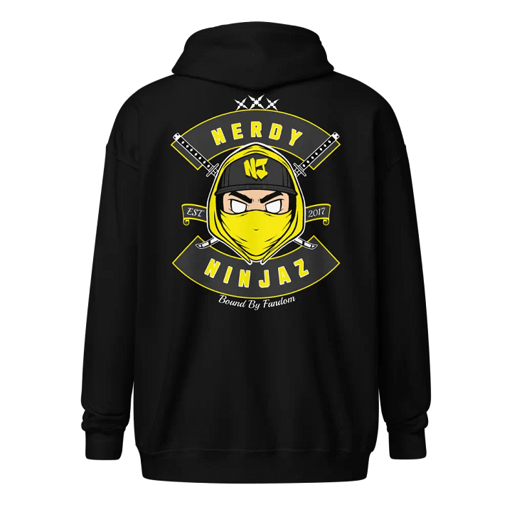 Nerdy Ninjaz Full Zip Hoodie (Killah Beez Variant) product image (2)