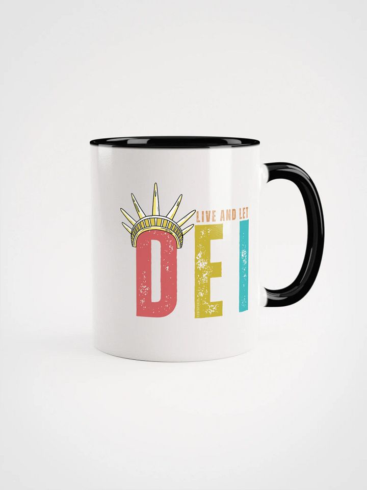 Live and Let DEI © Statue of Liberty Mug Bright - Being Liberal product image (1)