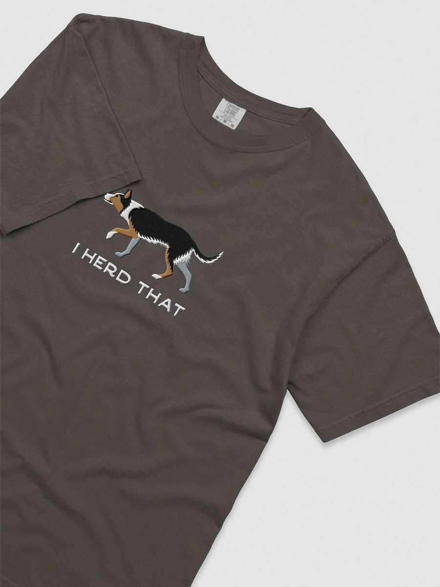 I Herd That T-Shirt(Embroidered) of an Australian Koolie(Black Tricolor) product image (25)