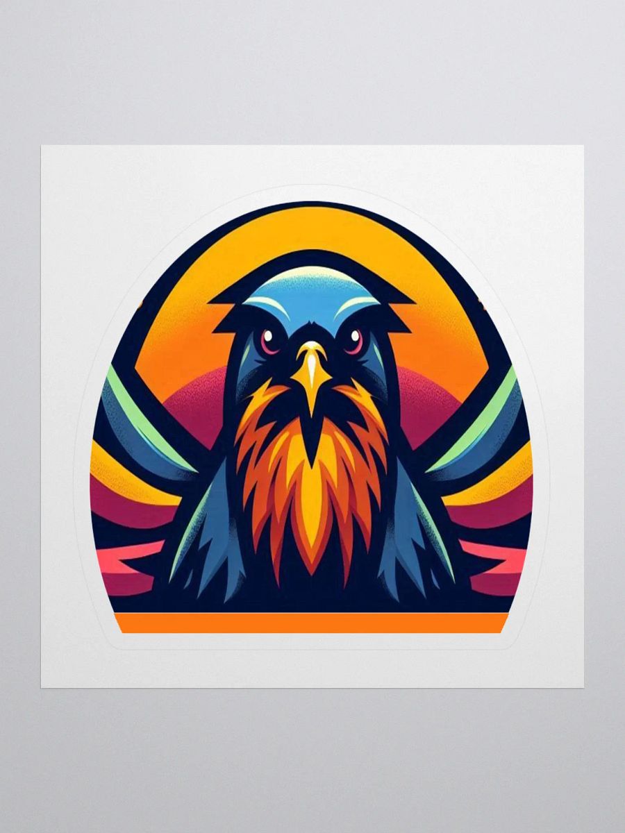 Sunset Soar Eagle Kiss Cut Stickers product image (1)