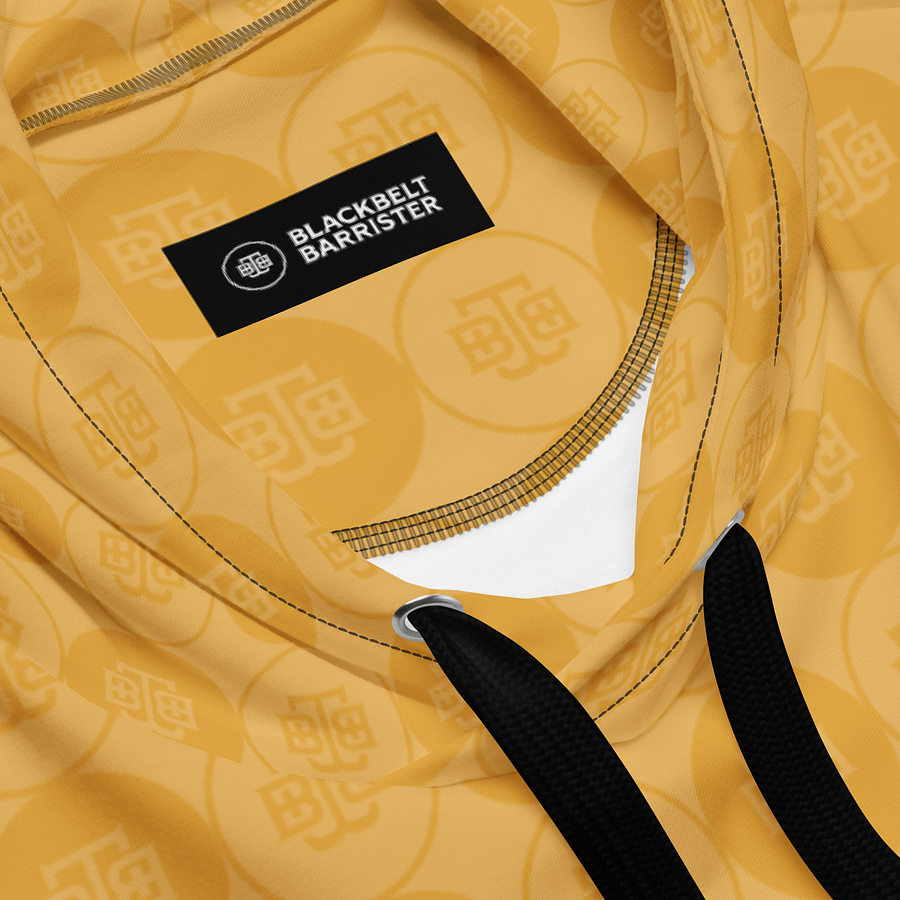 BBB All Over Print Yellow Hoodie product image (6)