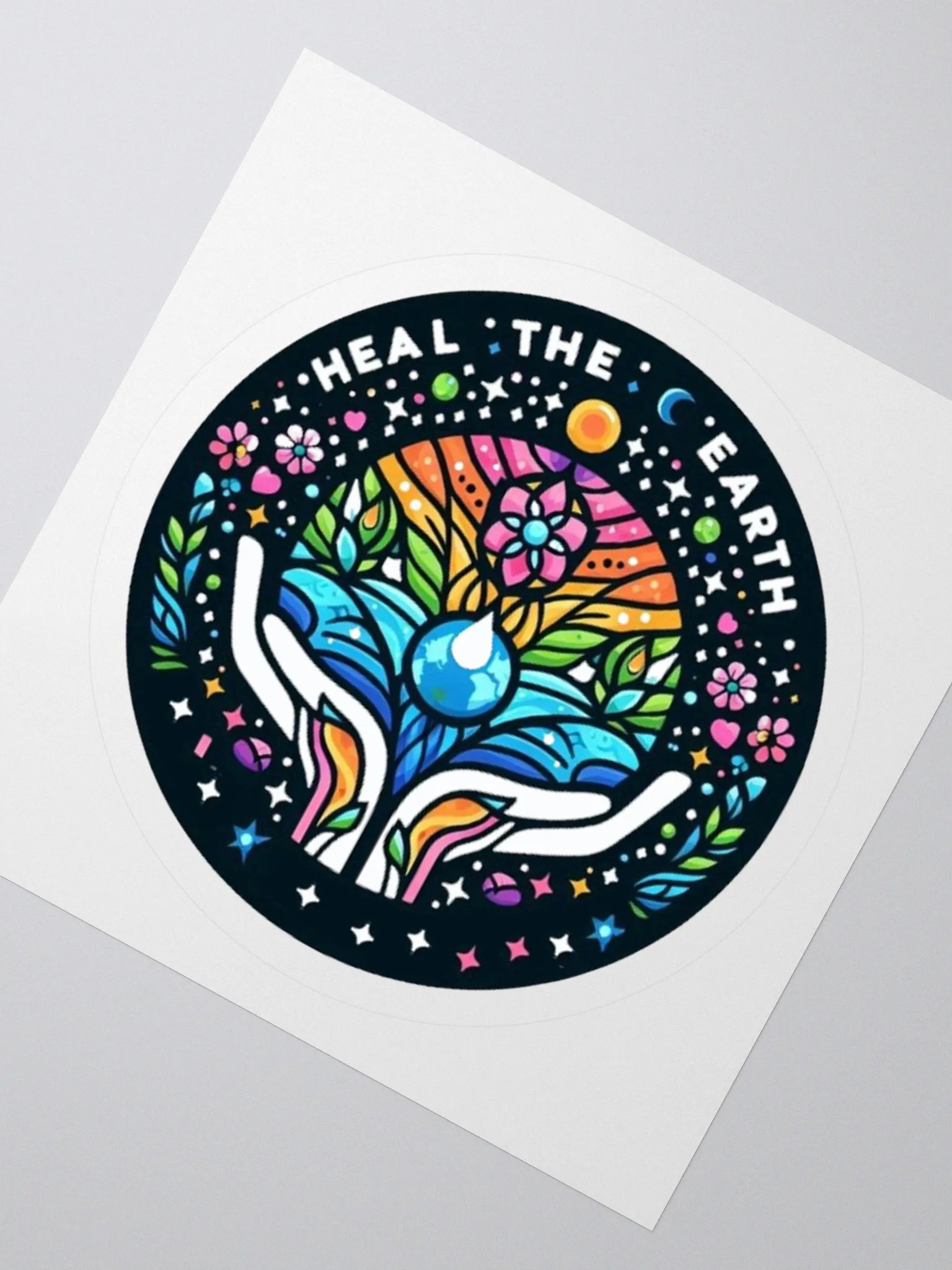 Heal the Earth Symmetry Stickers product image (8)