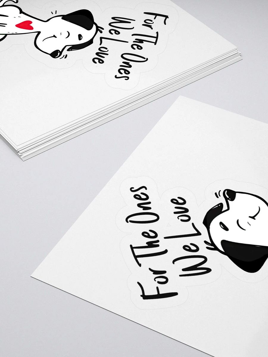 For the Ones We Love: Hustler's Puppy Edition Kiss Cut Stickers product image (4)