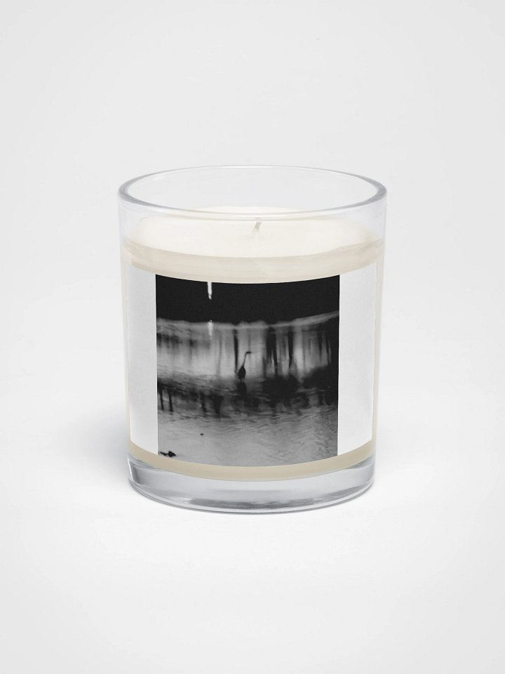 Blue Heron Black and White Soy Wax Candle product image (1)