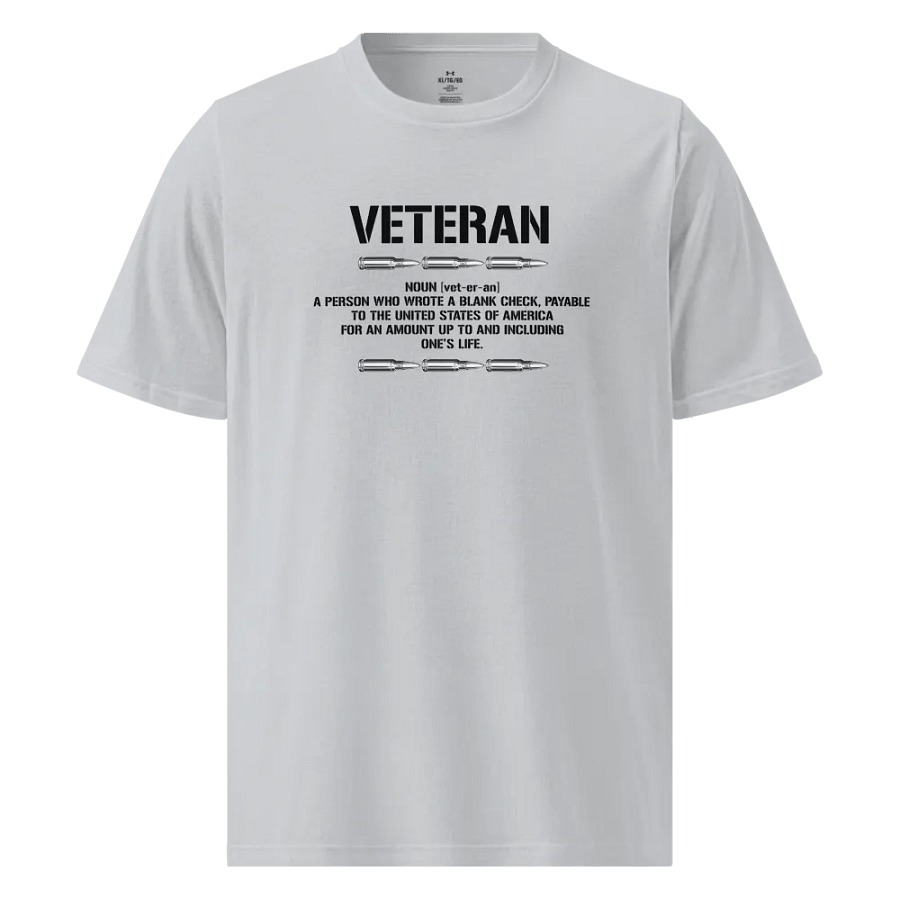 Veteran Blank Check Under Armour® Athletic T-Shirt - Light product image (1)
