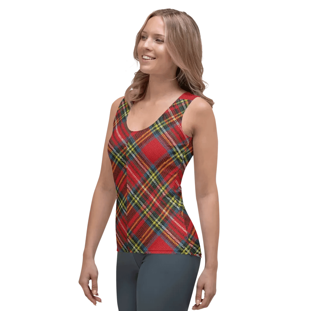 ALL-OVER PRINTED VINTAGE PATTERN WOMEN'S TANK TOP product image (3)