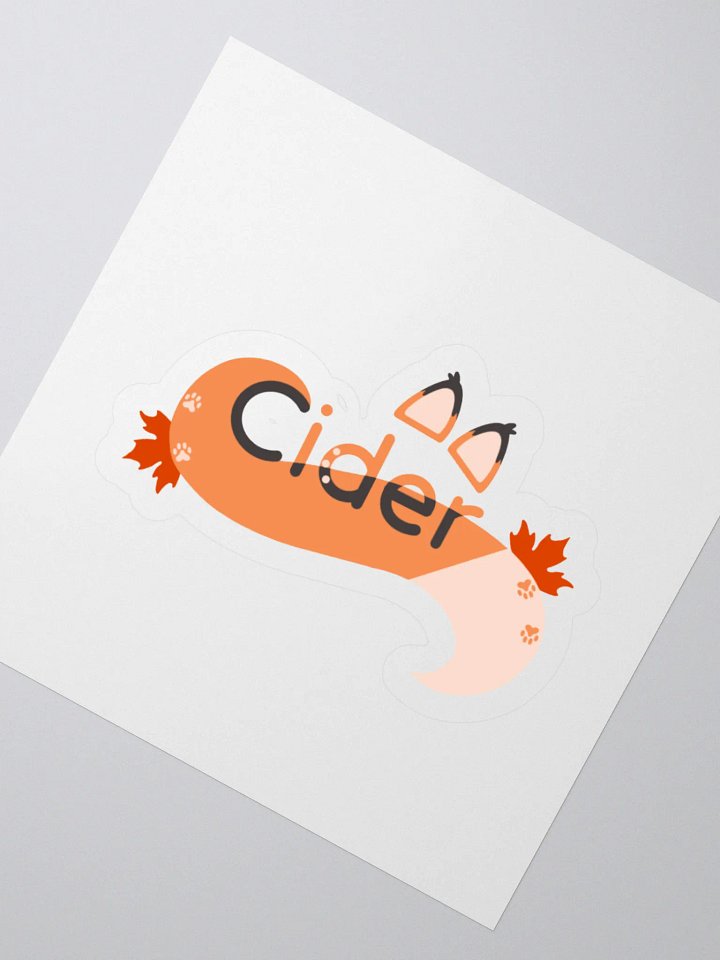 Cider Logo Sticker product image (5)