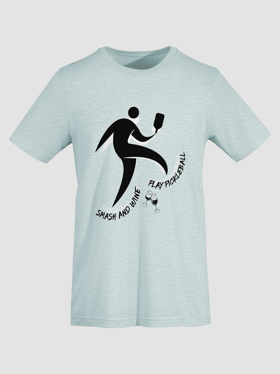 Smash and Wine Pickleball Ultrasoft T-Shirt product image (5)