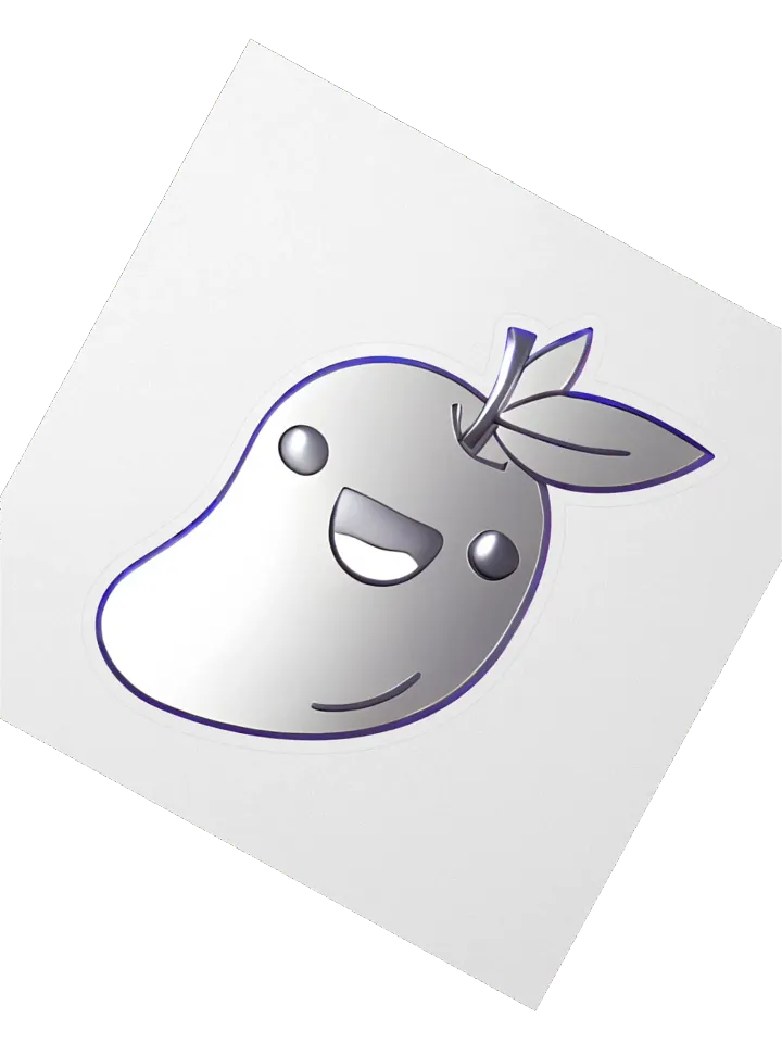 The Blu's Silver Sticker product image (2)