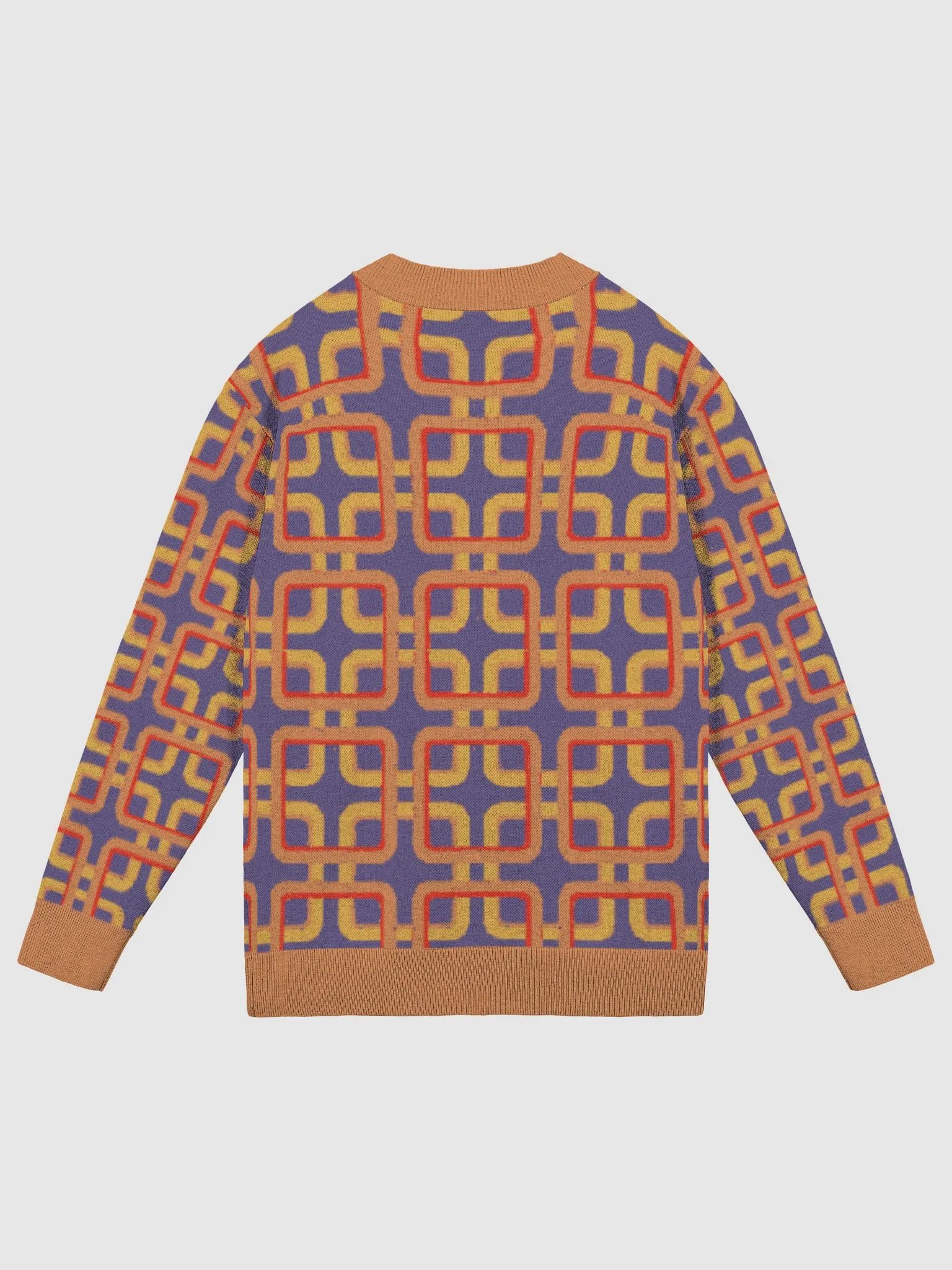 Pumpkin Kubrik Retro Knitted Cardigan product image (2)
