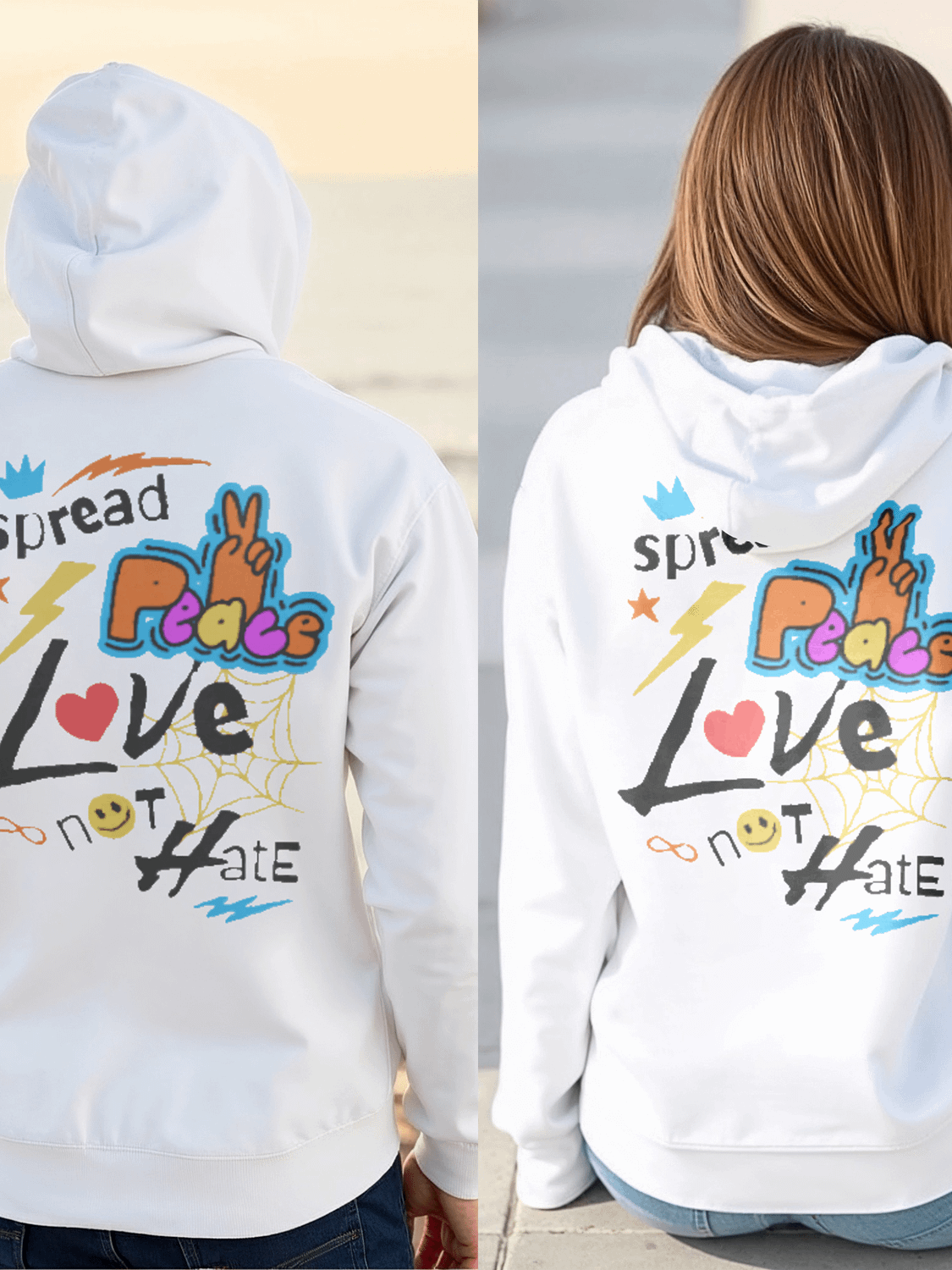 Spread Love, Not Hate | Gildan Classic Unisex Hoodie product image (1)