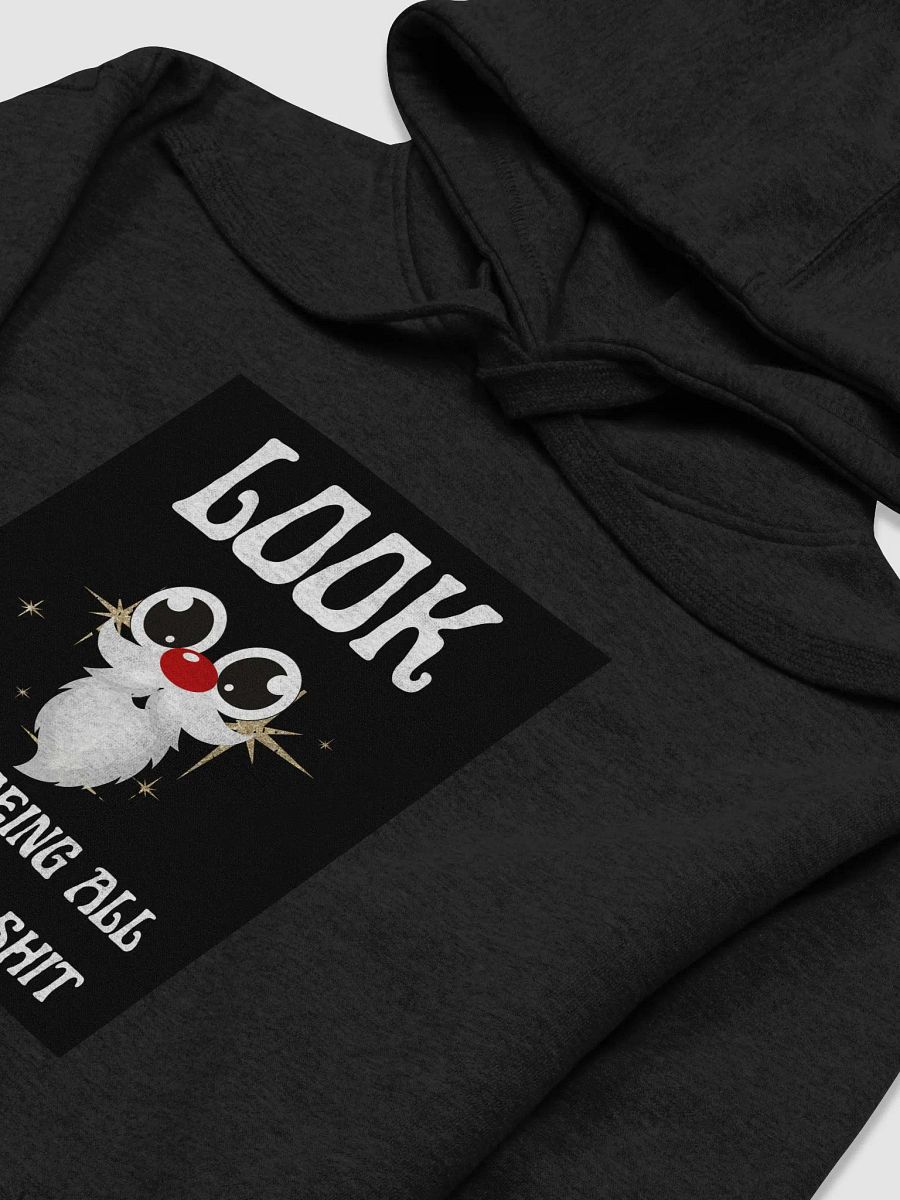 Look At Me Being All Festive Humor Christmas Sarcastic Holiday Hoodie, Funny Christmas Unisex Hoodie product image (3)