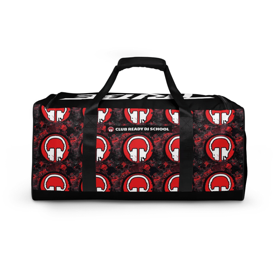 Paint Splatter Headphones All-Over Print Duffle Bag product image (4)