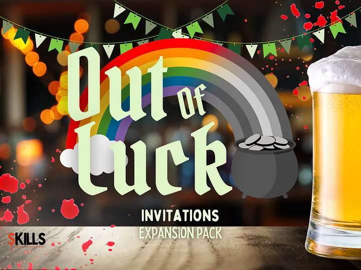 Out of Luck- A Festive St. Patrick's Day Murder Mystery - Invitations Add-On product image (1)