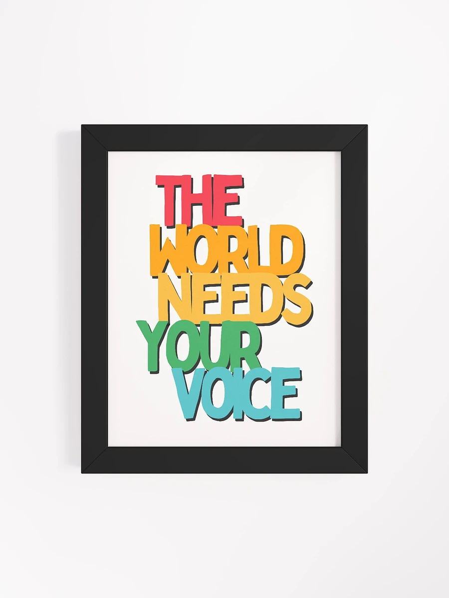 The World Needs Your Voice Rainbow Print product image (30)