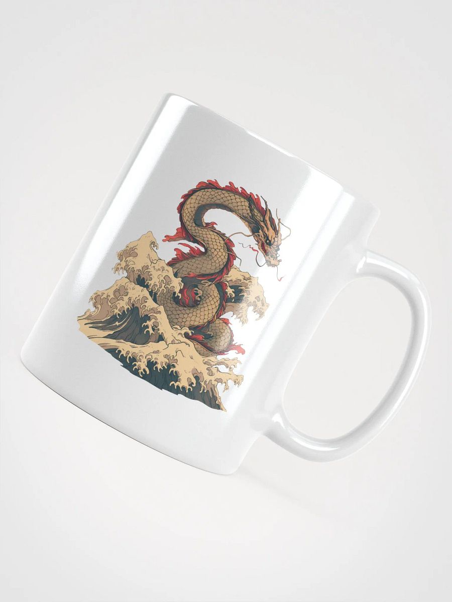 Sea Dragon Monster Vintage Art Ikuchi Mug product image (4)