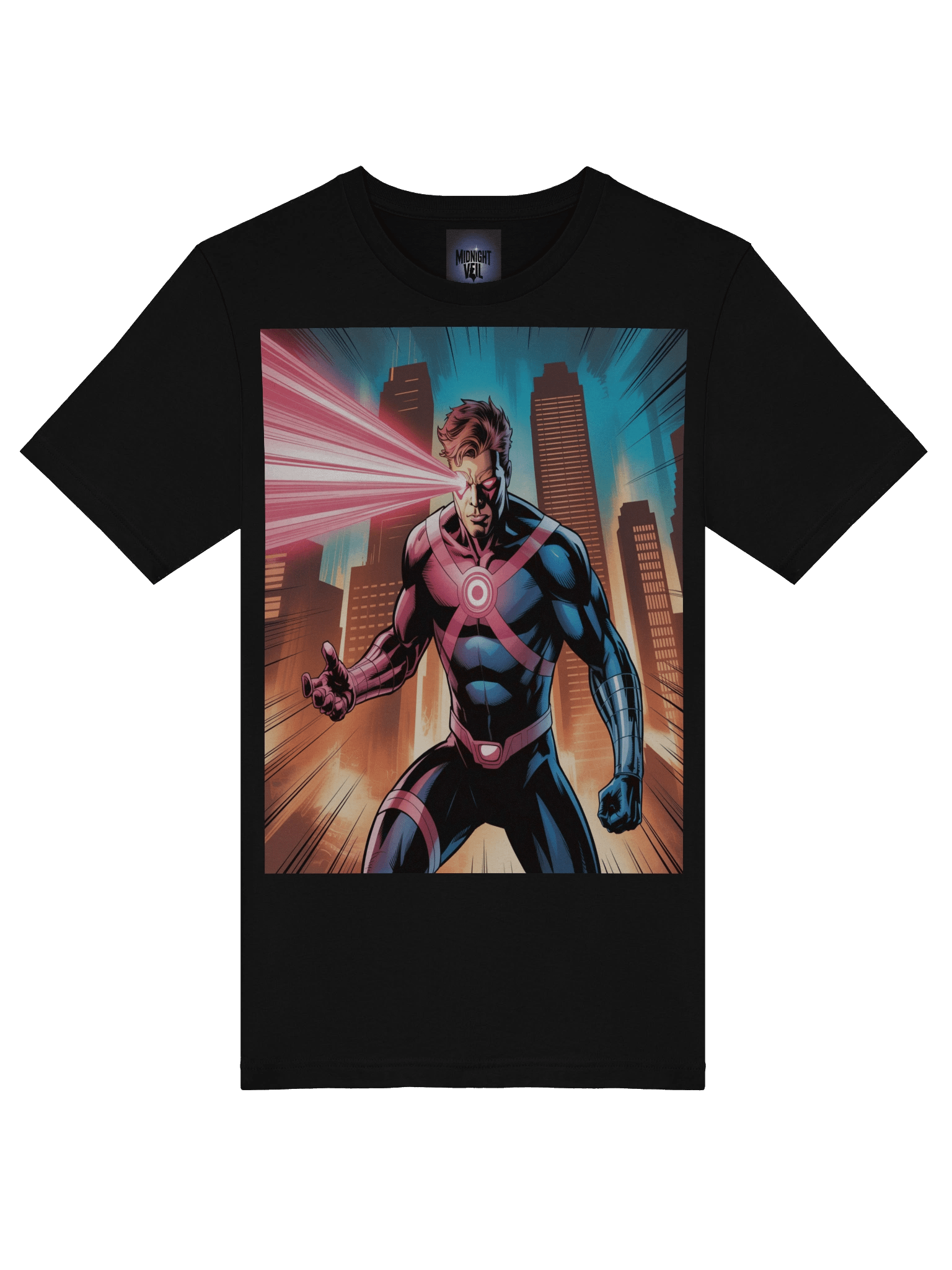 Cyclops Crimson Blitz Supersoft T-Shirt – Urban Optic Onslaught product image (7)