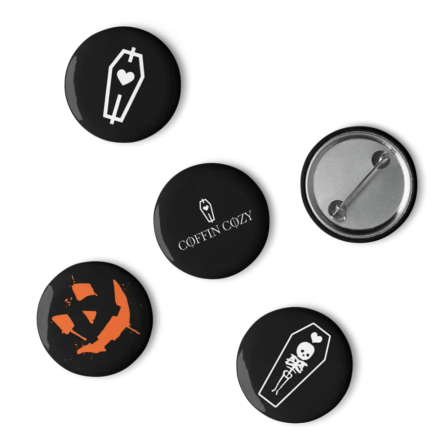 Black Button/Pin Pack product image (5)
