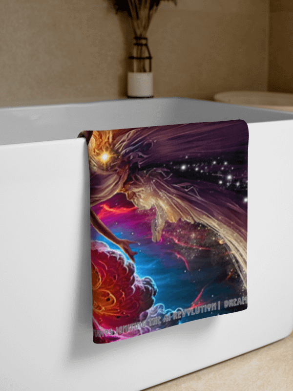 Celestial Goddess: Cosmic Ballet Towel product image (2)
