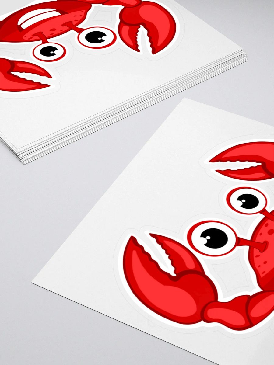 Cheerful Crab Kiss Cut Stickers product image (4)