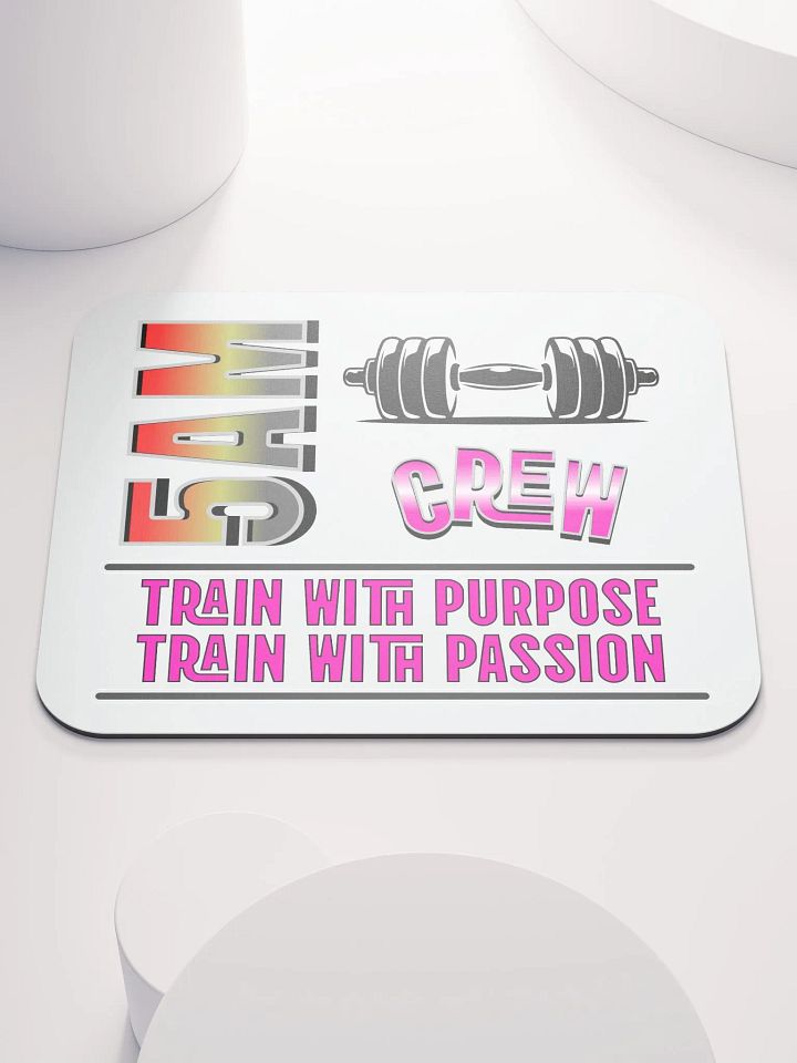 5AM Crew Weightlifting Dumbbell Mouse Pad product image (1)