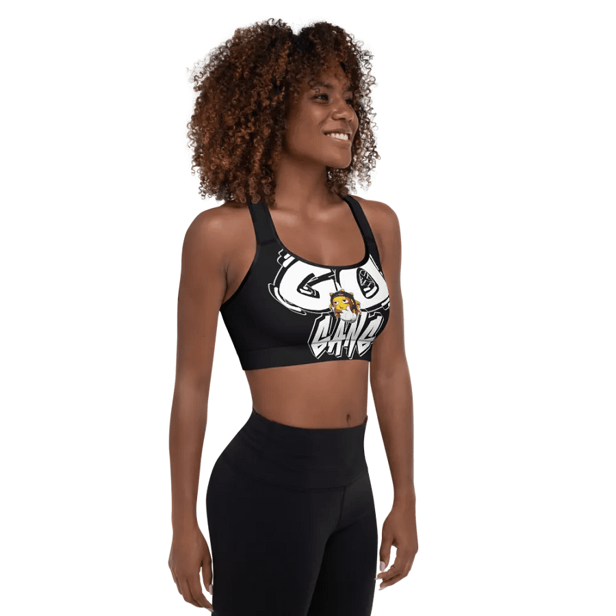 GO GANG SPORTS BRA "BLACK" product image (6)