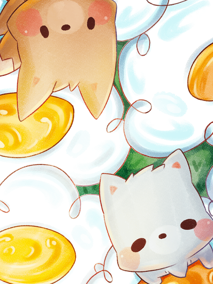 Eggy Flowers | Phone Wallpaper product image (1)