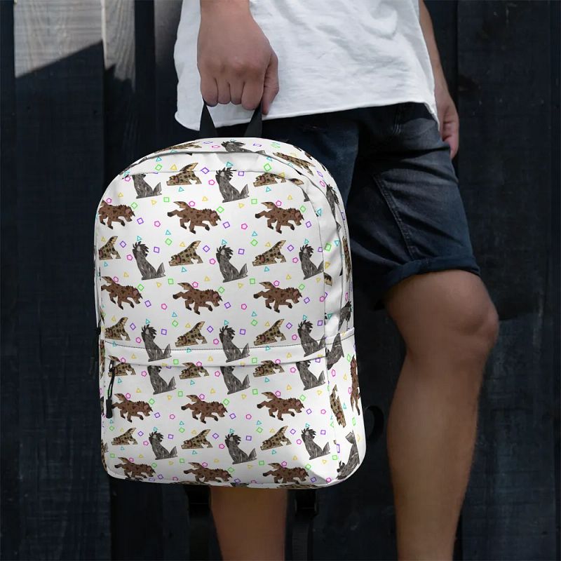 Hyena Shapes Backpack