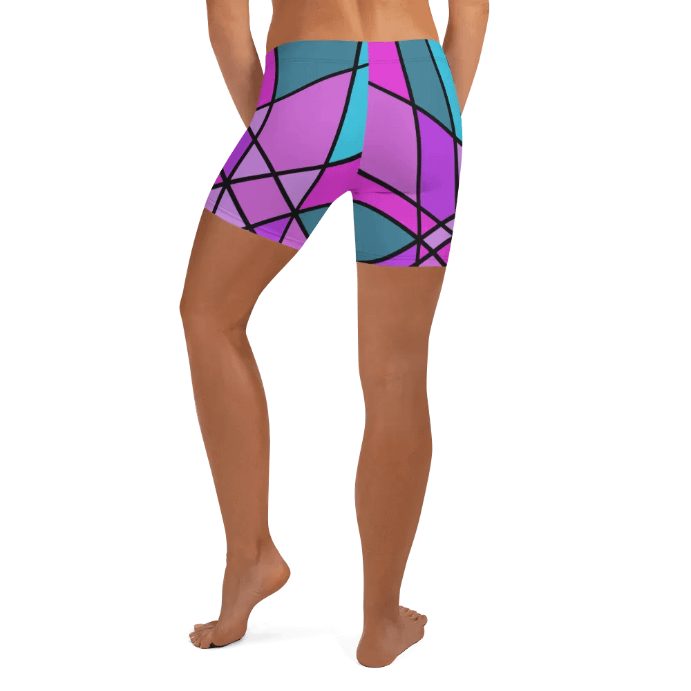 Modern Cool Multi-Colored Geometric Shorts product image (3)