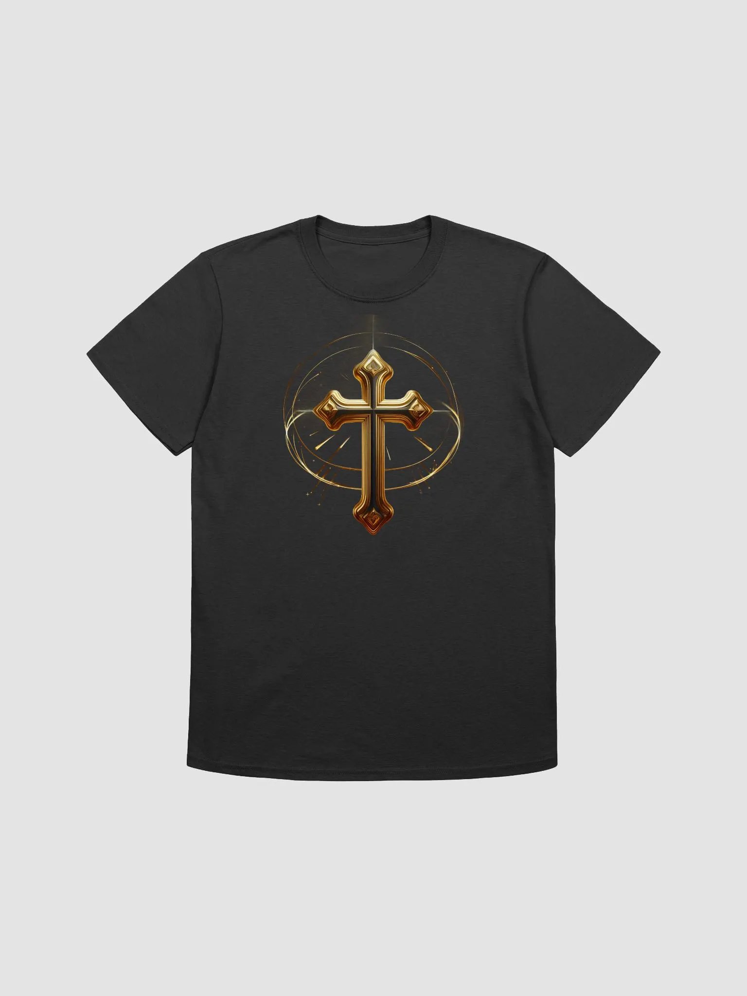 A Golden Cross - Unisex Softstyle T-Shirt #6 product image (1)