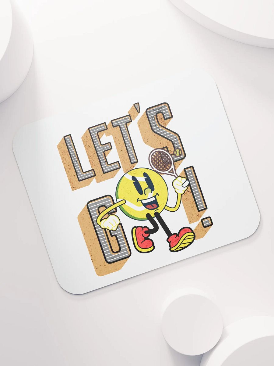 Lets Go Mascot Tennis Ball Mouse Pad product image (5)