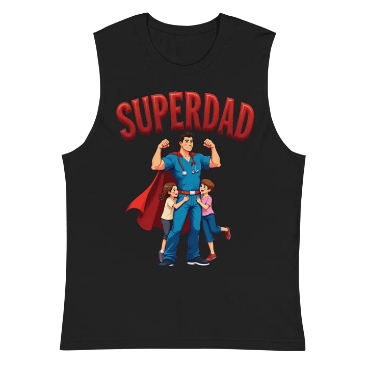 Superdad Hero Muscle Tank product image (3)