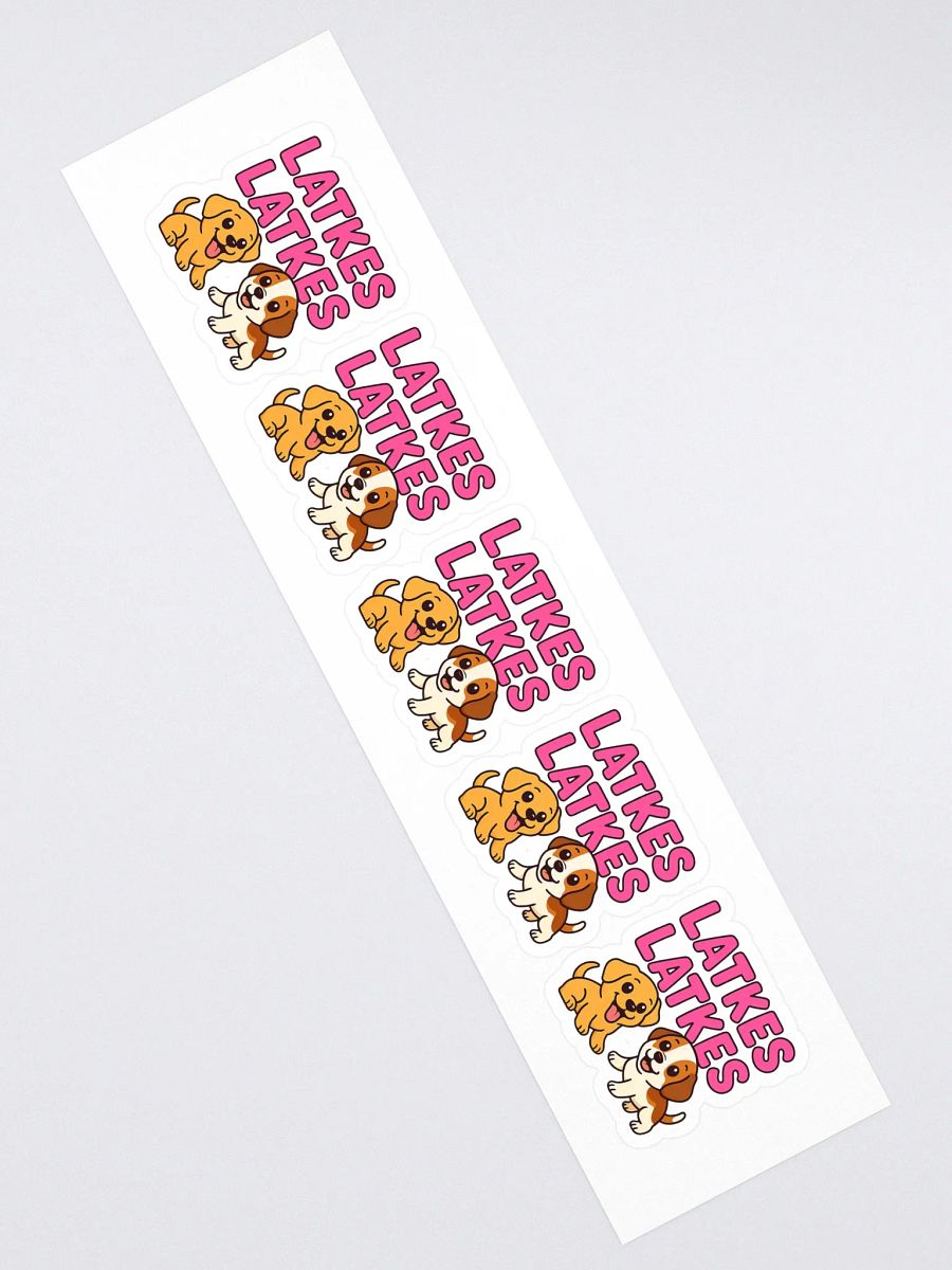Latkes Latkes Kiss Cut Stickers (Set of 5) product image (2)