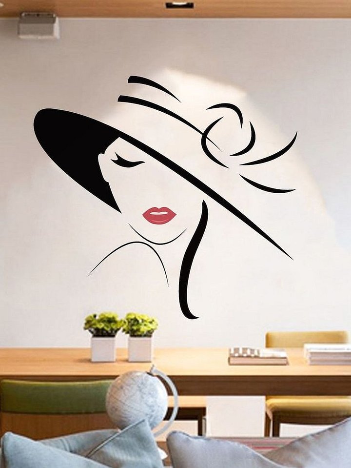 Elegant Lady Wall Decal product image (1)
