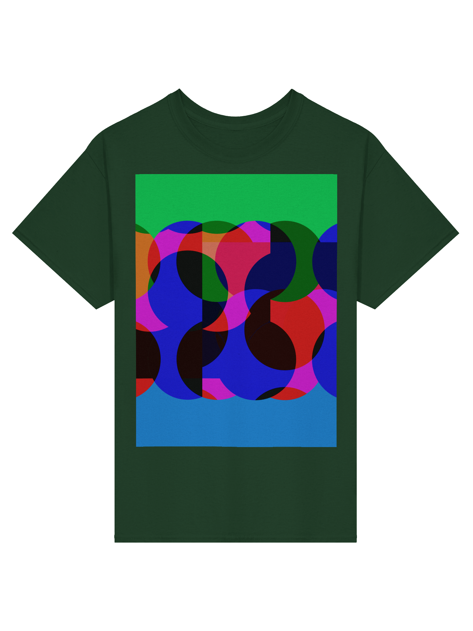 Abstract Circle Fusion T-Shirt product image (1)
