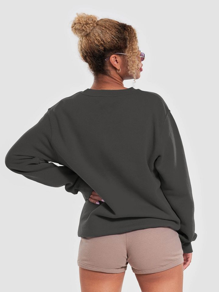 Plain Color Charcoal Heather Sweatshirt product image (2)