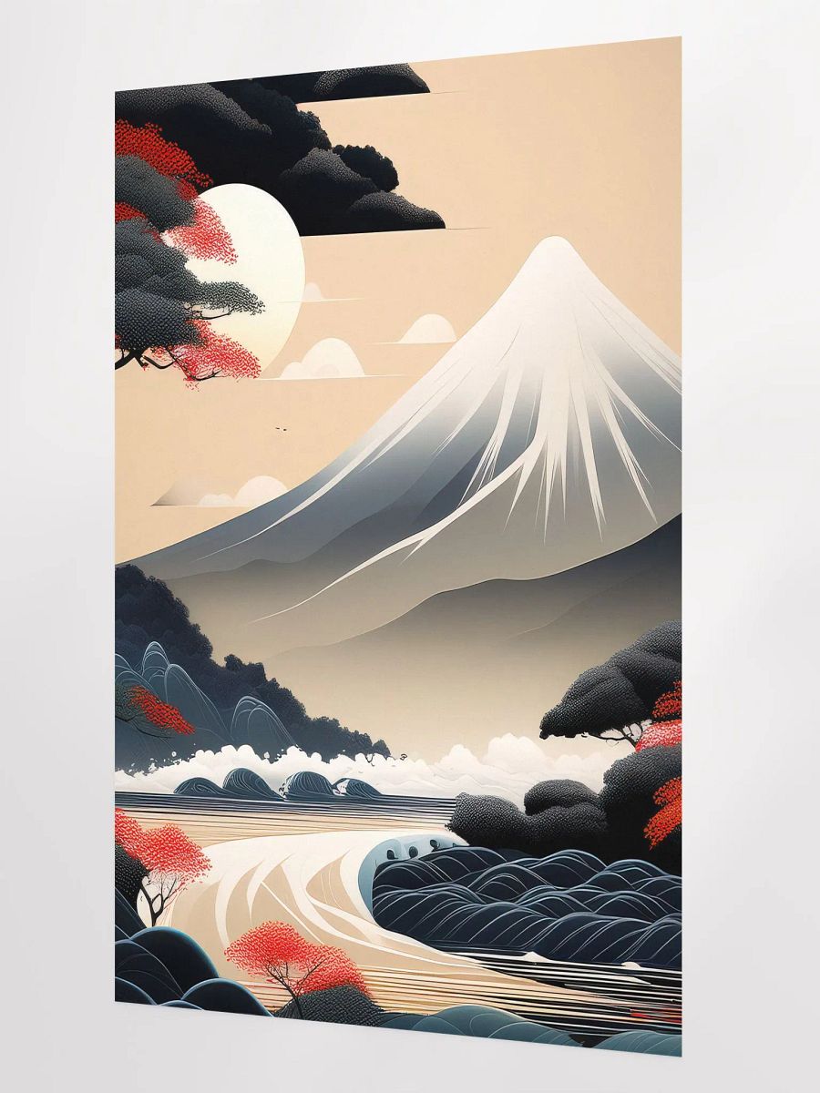 Japandi Art Mountain Landscape Poster - Large 24x36 Inches product image (2)