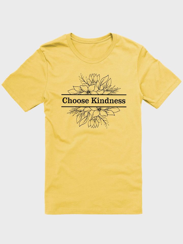 Choose Kindness Inspirational Floral T-Shirt product image (2)