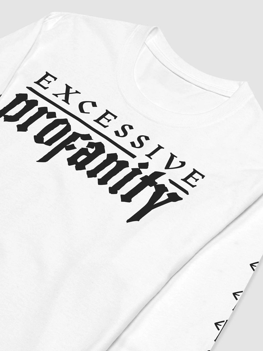 High-Quality Executioner Longsleeve: Black on White product image (3)