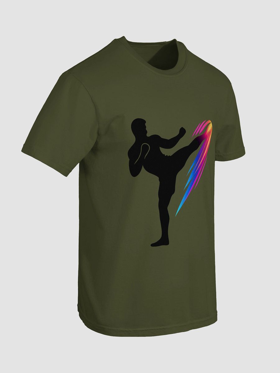 Kick Boxing Vibrant Number 2 Brush Stroke T-Shirt product image (31)