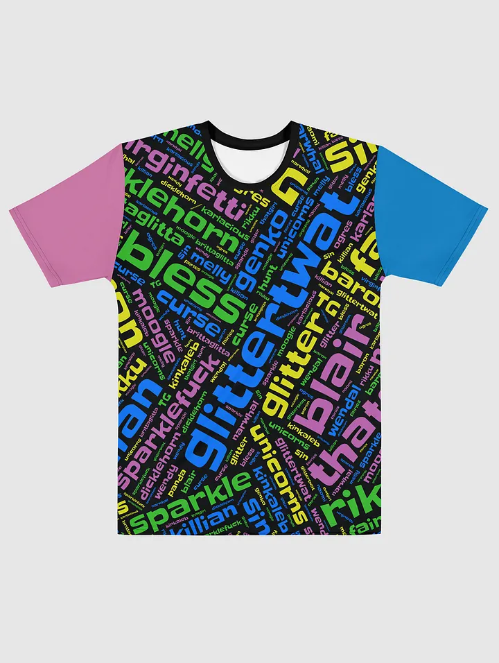 Glitterary Color Block T-Shirt product image (1)