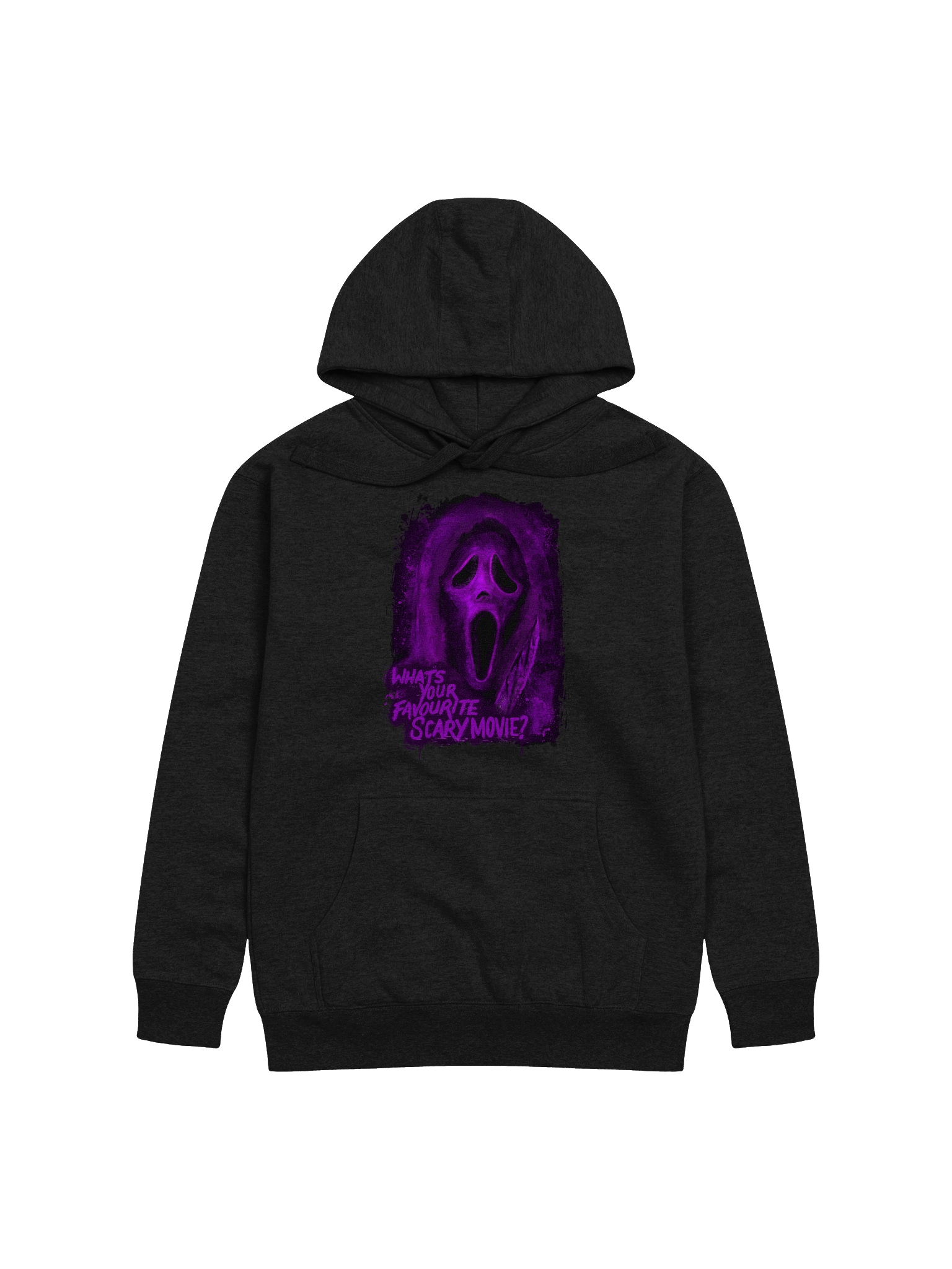 Purple Ghost Face Hoodie product image (4)