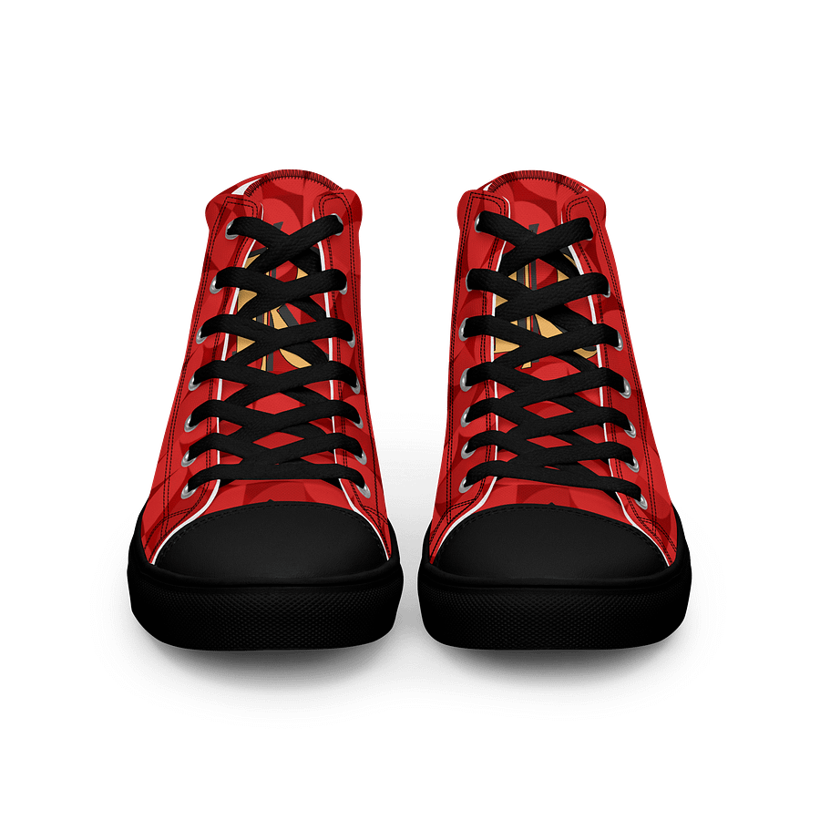 (Red CHIBI) K Women's High Top Canvas Shoes product image (3)