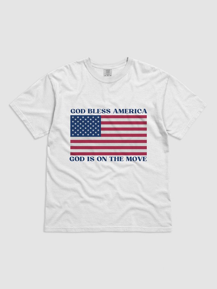 God Bless America T-shirt (dark font) product image (3)